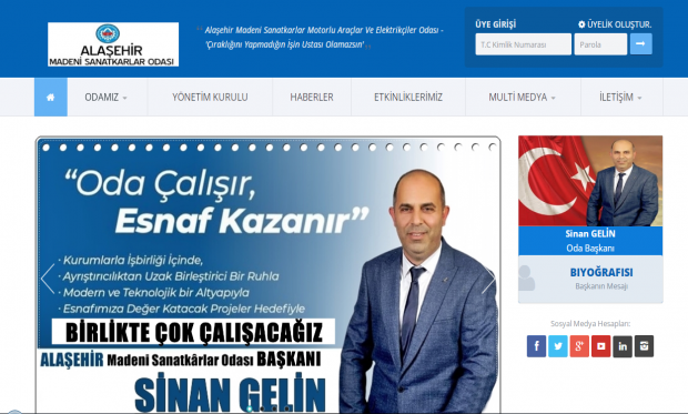 Odamızın resmi internet sitesi yayındadır.
