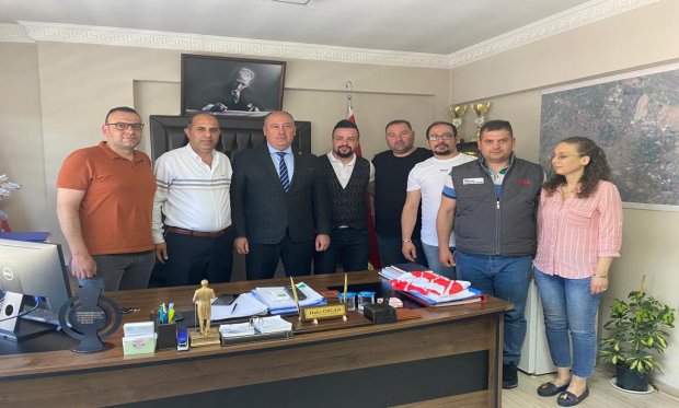 Alaşehir Belediye Başkan Yardımcısı Sn.Halis Özcan'ı Ziyaret Ettik.