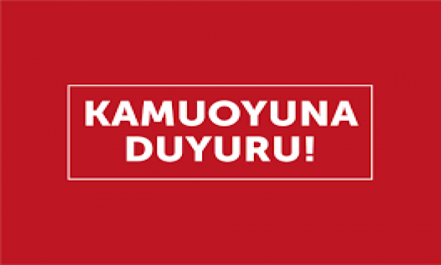 Kamuoyuna açıklama; Değerli üyelerimiz `Ramazan Ayı; Kur`an, Oruç, İyilik ve Güzellik Ayıdır`